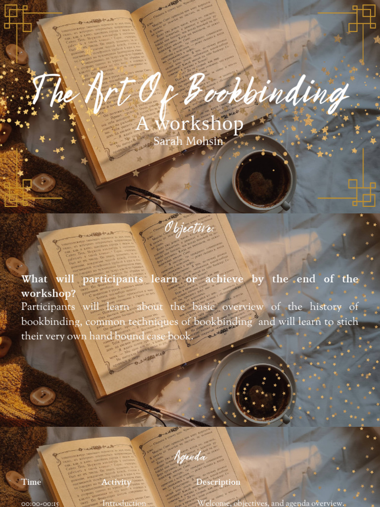 Bookbinding Workshop: Learn Techniques | PDF | Bookbinding | Codex