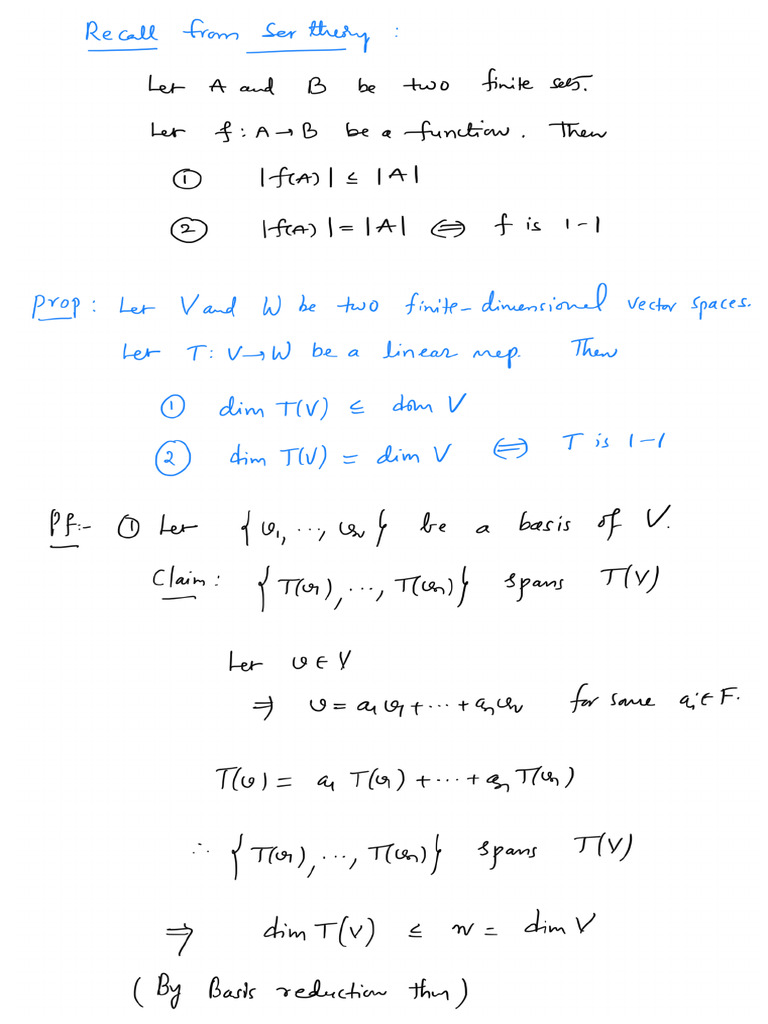21 - Linear Transformations (Cont.) | PDF