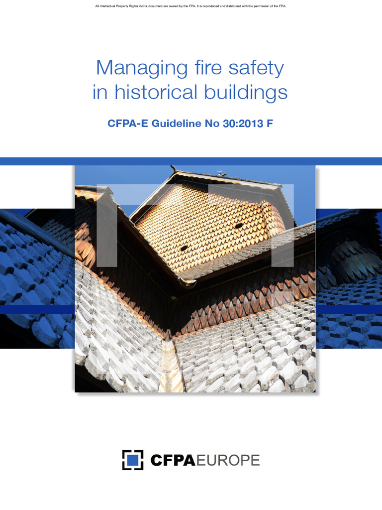 Fire Safety Guidelines for Historic Buildings | PDF | Firefighting | Fires