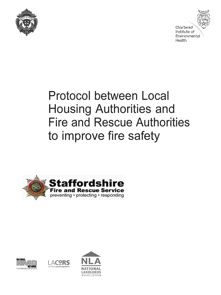 Fire Safety Protocol for Housing Authorities | PDF | Fire Safety | Safety