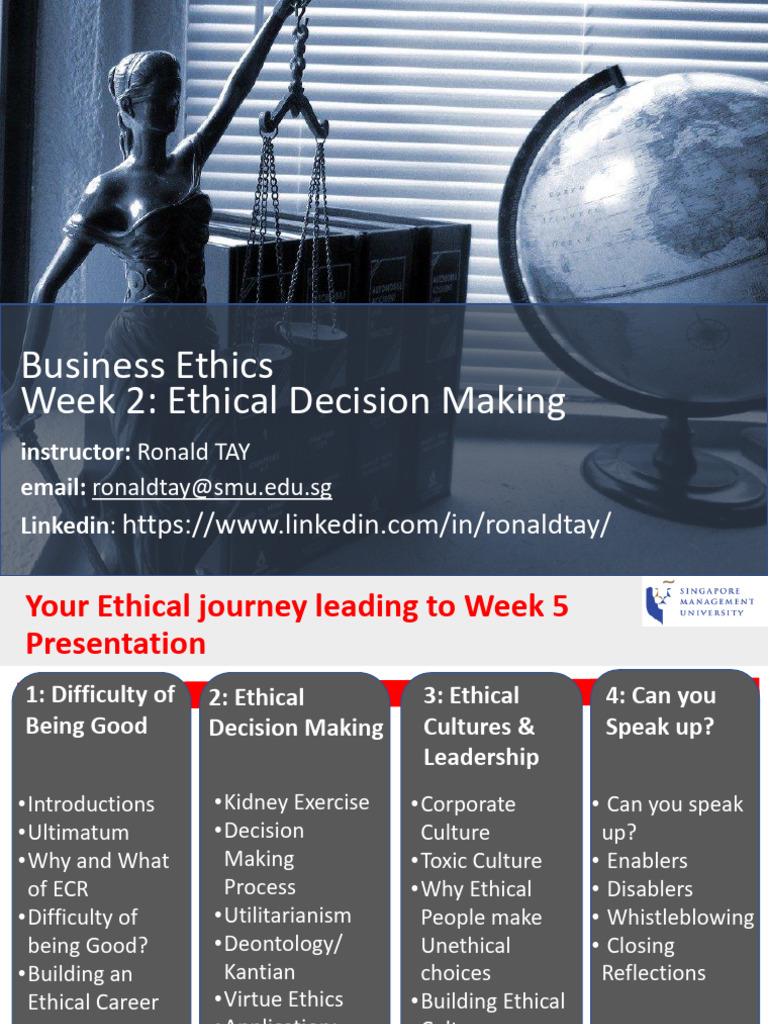 Ethical Decision Making Frameworks | PDF | Virtue Ethics | Virtue