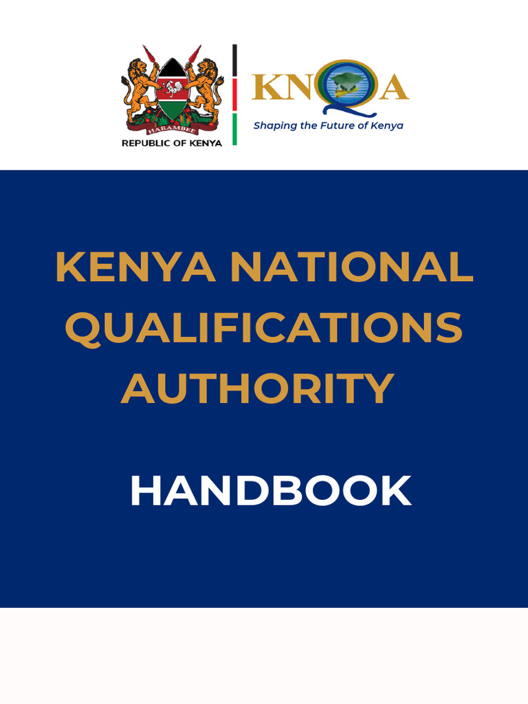 Kenya National Qualifications Framework Guide | PDF | Vocational ...