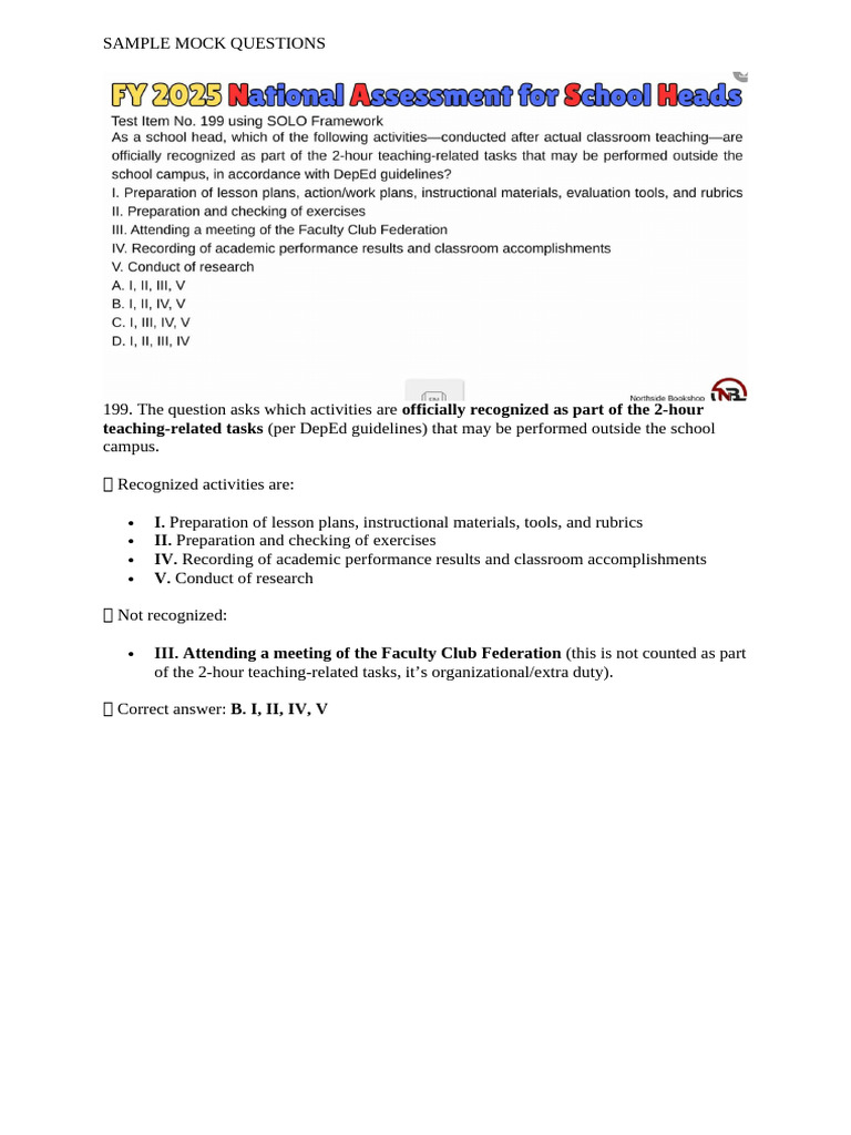 DepEd Teaching Tasks and Assessment Guidelines | PDF | Educational ...