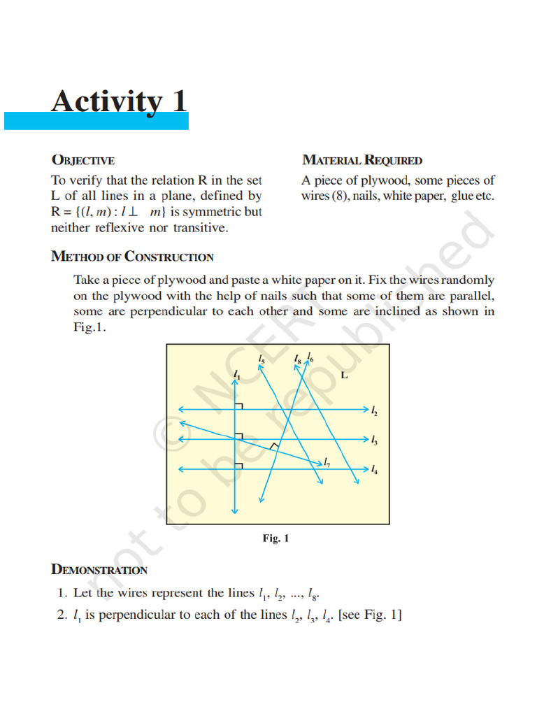 Math Activities | PDF