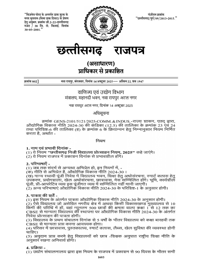 Private School Promotion Rules 2025 | PDF