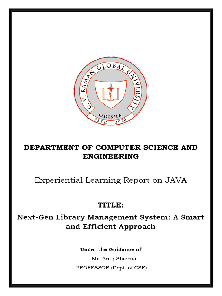 Next-Gen Library Management System | PDF | Databases | My Sql
