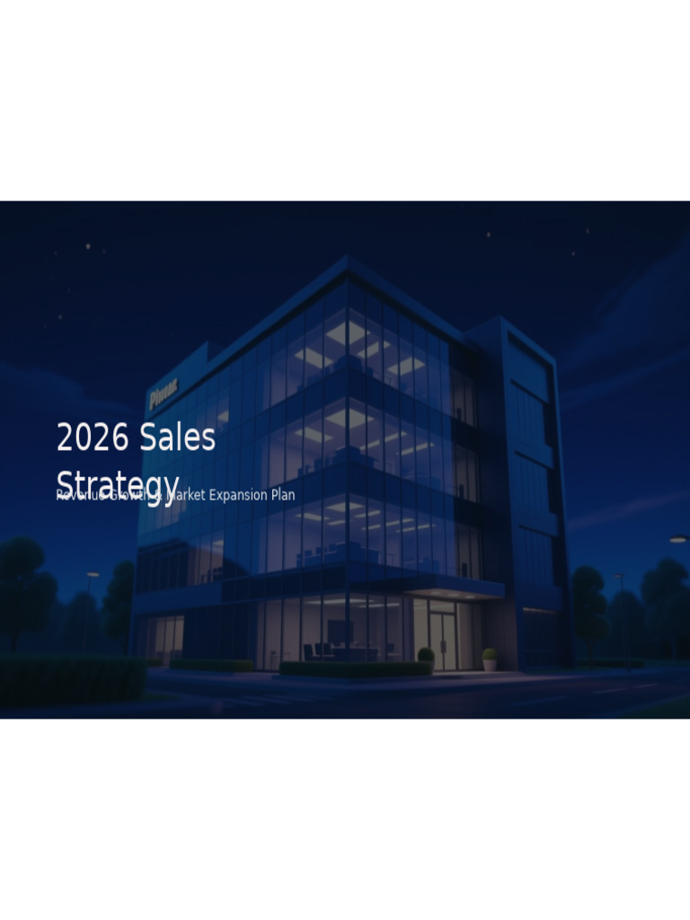 2026 Sales Strategy for Revenue Growth | PDF | Insurance | Risk Management