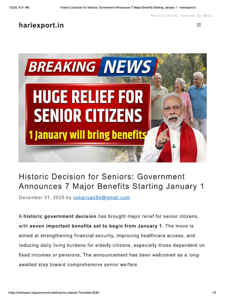 Historic Decision For Seniors | PDF