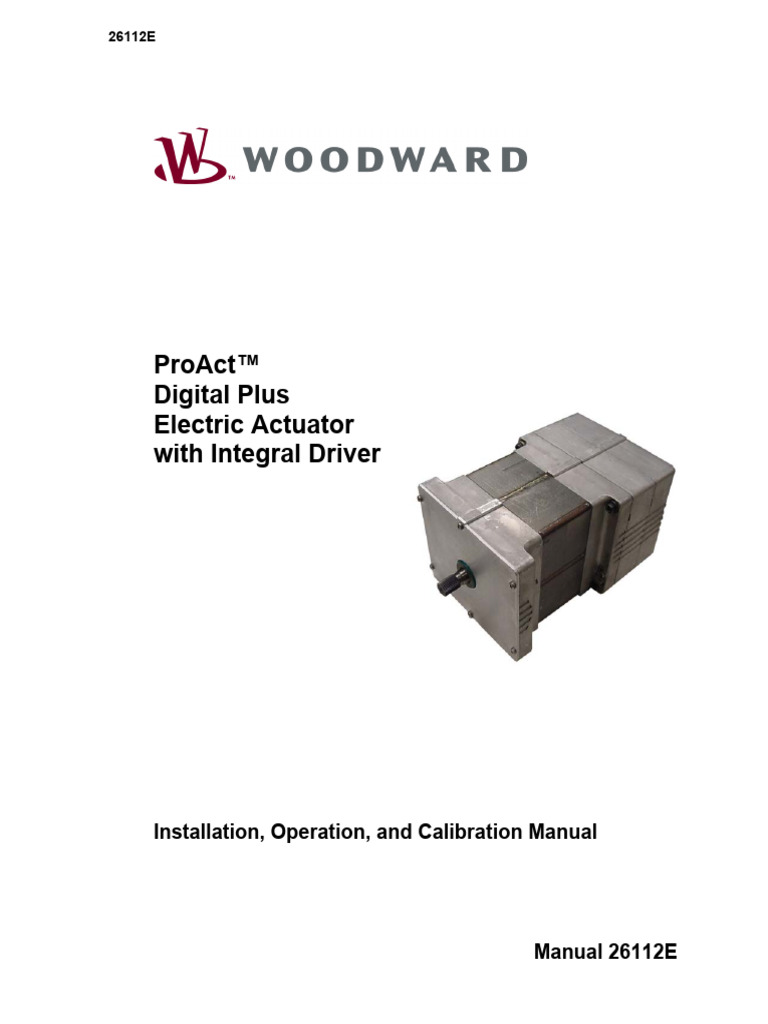 ProAct Digital Plus Actuator Manual | PDF | Printed Circuit Board ...
