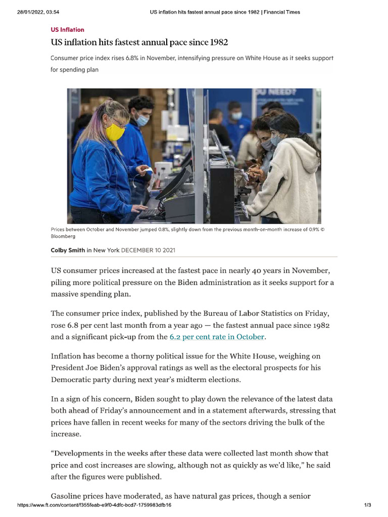 Task 6 - US Inflation | PDF
