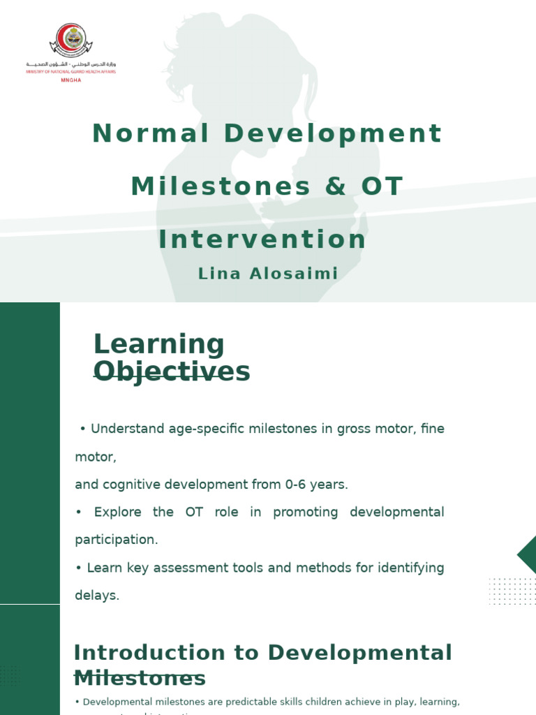 Child Development Milestones & OT Guide | PDF | Cognition | Neuroscience