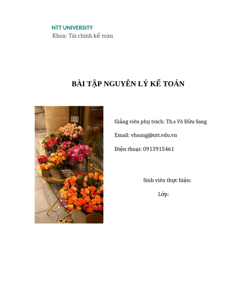 BaiTap NLKT | PDF