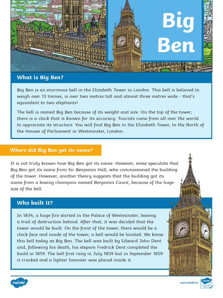 Roi Eng 1645470419 Reading Comprehension Week 6 Big Ben 3rd 4th Class ...