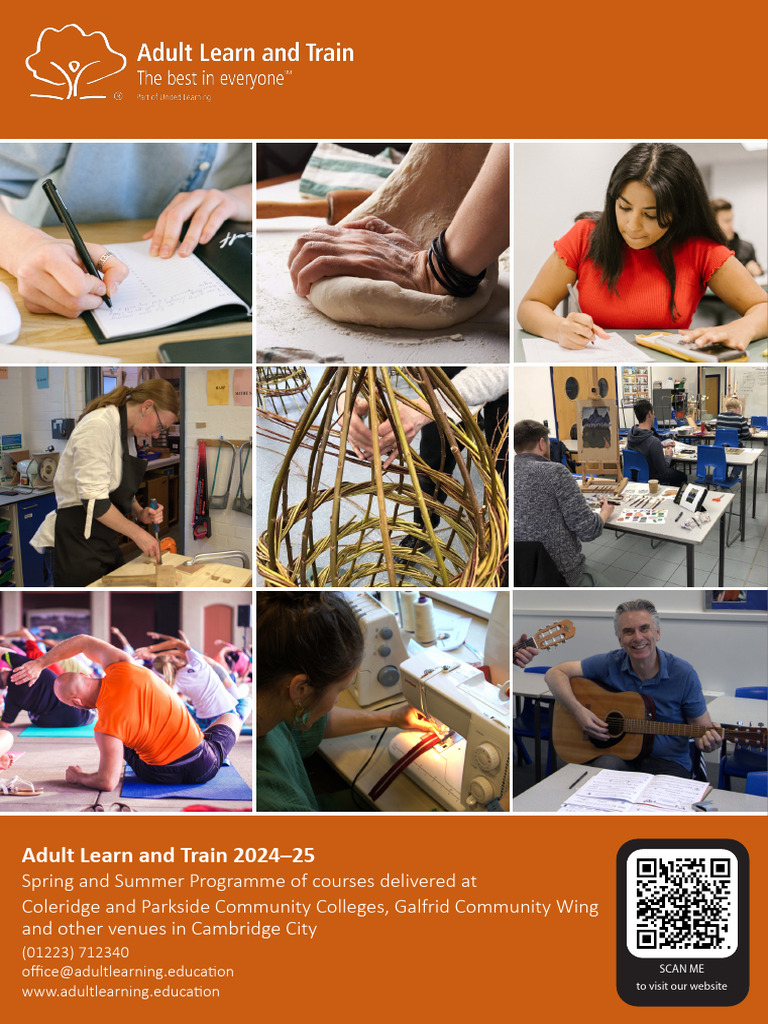 Adult Learn and Train Spring Programme 2024-25 | PDF | Adult Education ...