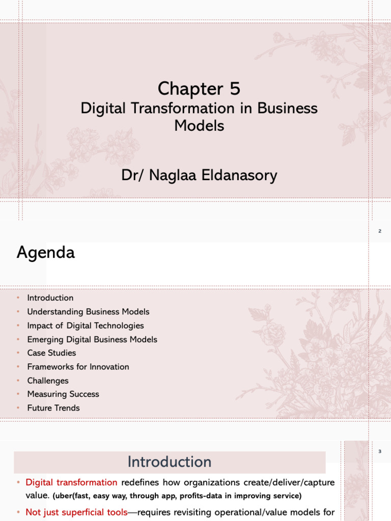 Digital Transformation in Business Models | PDF | Cloud Computing ...