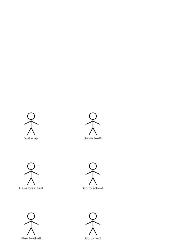 Present Simple Worksheet With BW Images | PDF