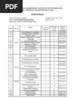 Lessonplan Softwareengg