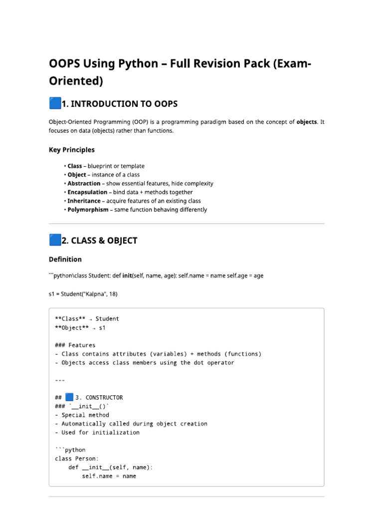 Oops | PDF