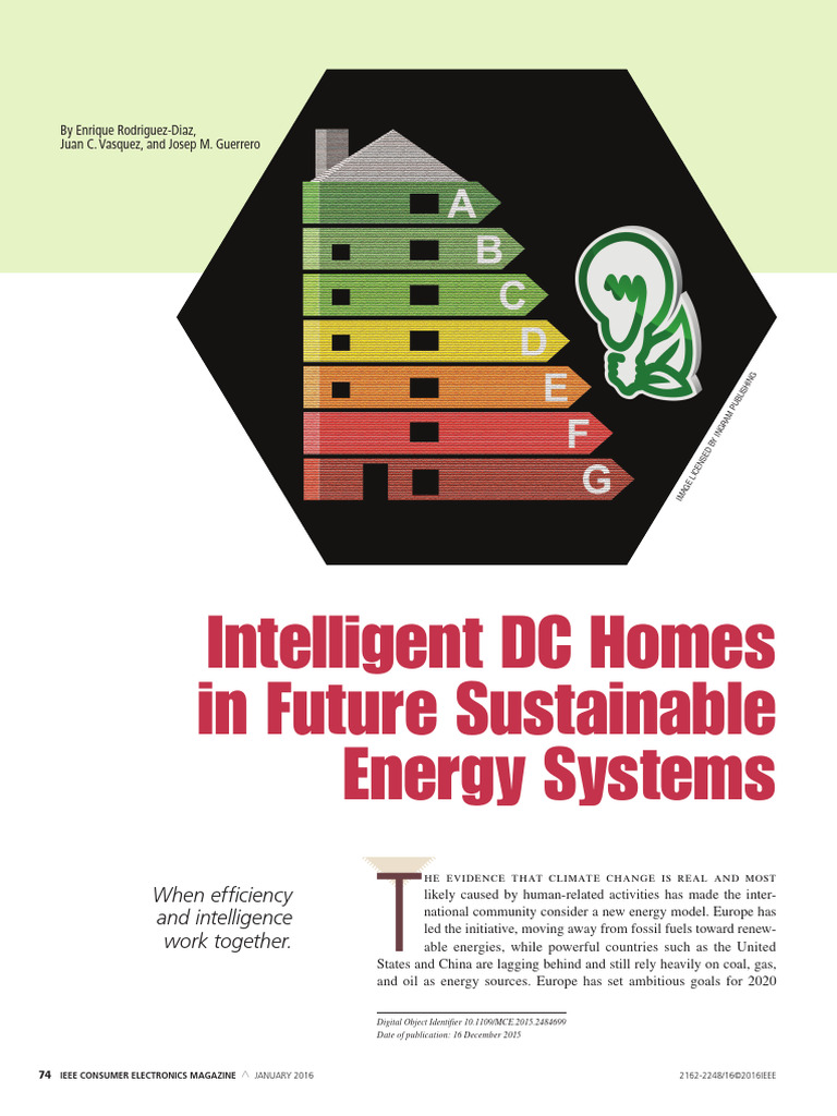 Intelligent DC Homes | PDF | Renewable Energy | Internet Of Things