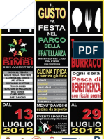 Il gusto fa festa nel parco a Lido di Camaiore 2012