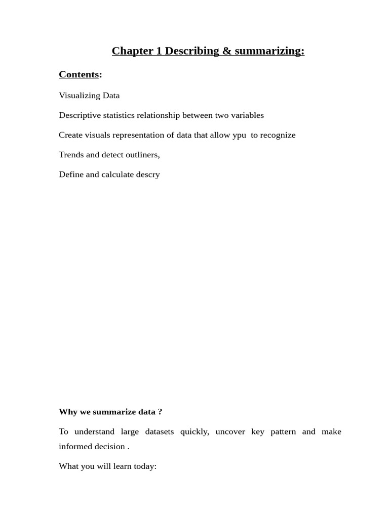 Data Visualization for Trend Analysis | PDF | Quartile | Descriptive ...