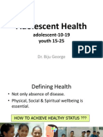 Adolesecent Health ICDS 2011