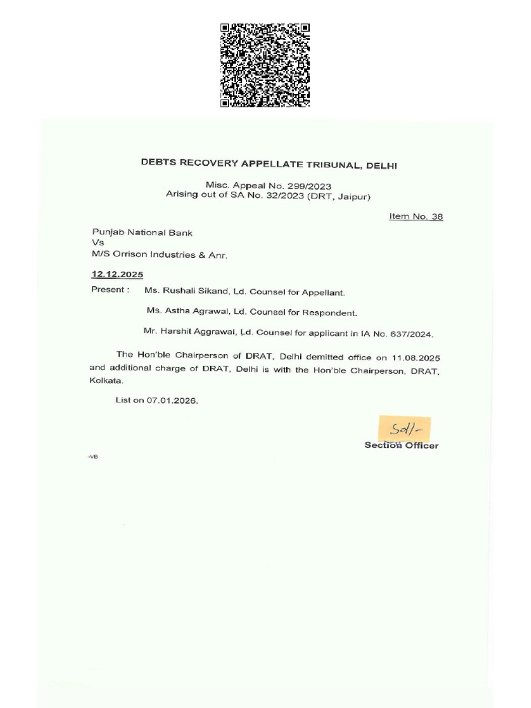 Order Dated 12.12.2025 | PDF