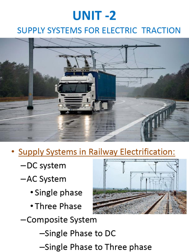 Electric Traction Supply Systems Overview | PDF | Alternating Current ...
