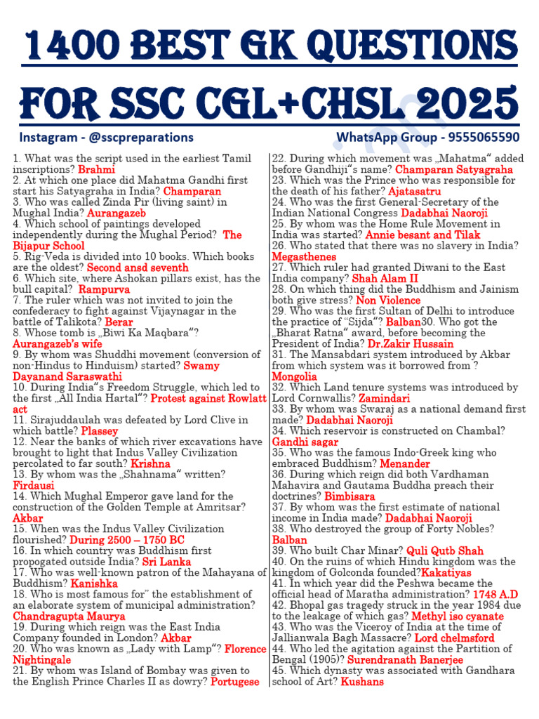 SSC CGL & CHSL 2025 Exam Prep Quiz | PDF | Radioactive Decay | Force
