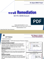 Virus Remediation Six Sigma Case Study