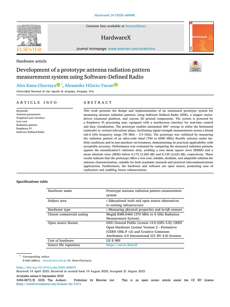 Low-Cost Antenna Measurement System | PDF | Antenna (Radio) | Software ...