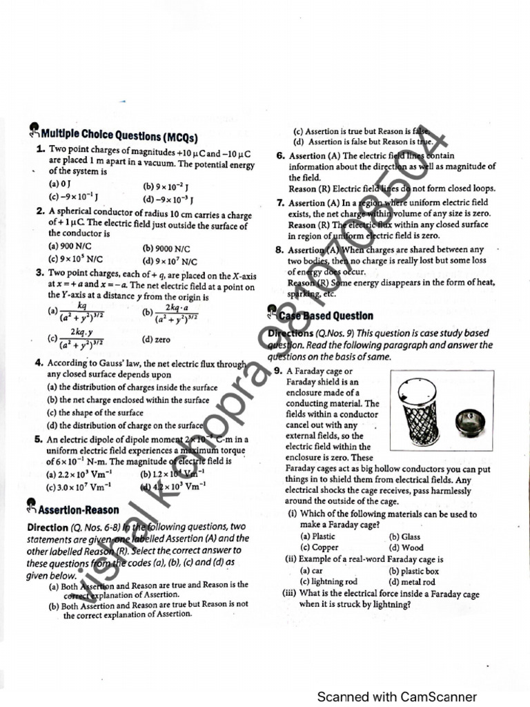 Phy Practice Test 1 AIO | PDF