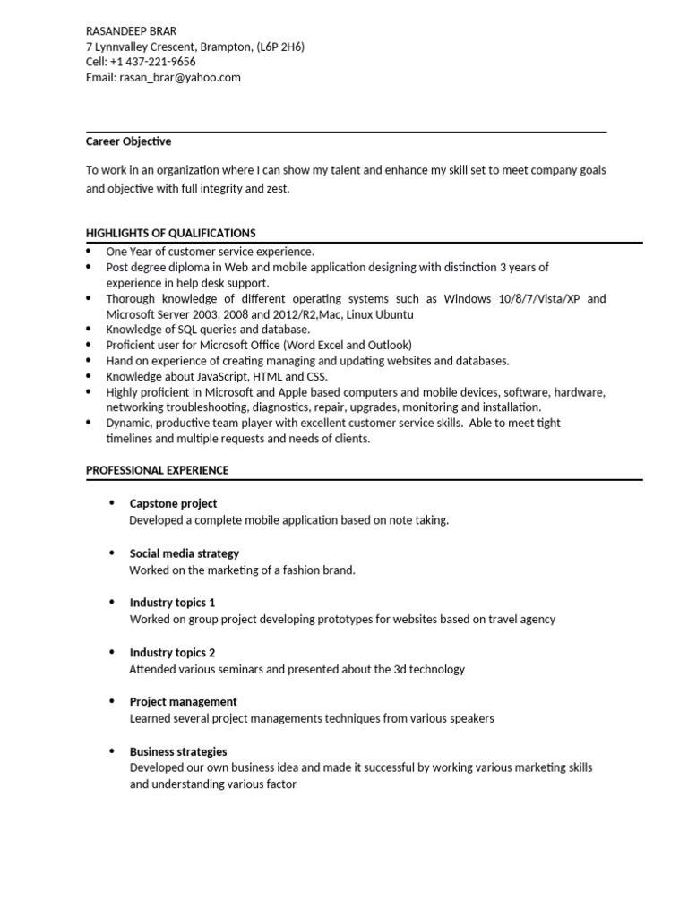 Web & Mobile App Developer Resume | PDF | World Wide Web | Internet & Web