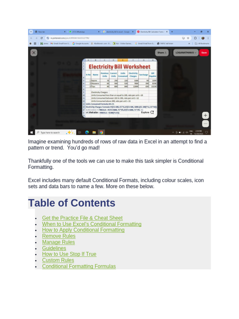 conditional formatting | PDF | Microsoft Excel | Computing