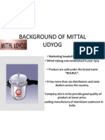 Background of Mittal Udyog