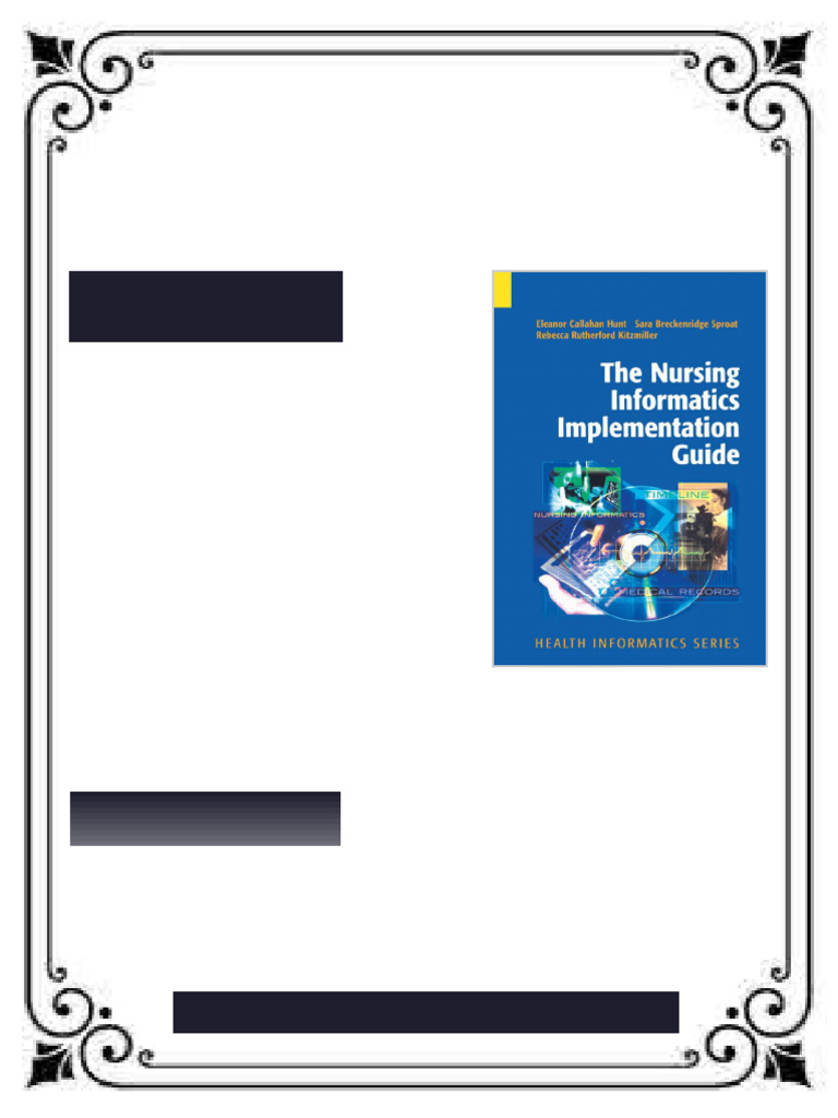 The Nursing Informatics Implementation Guide 1st Edition by Eleanor ...