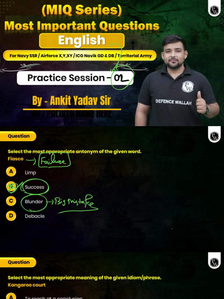 Practice Set 02 - Class Notes | PDF