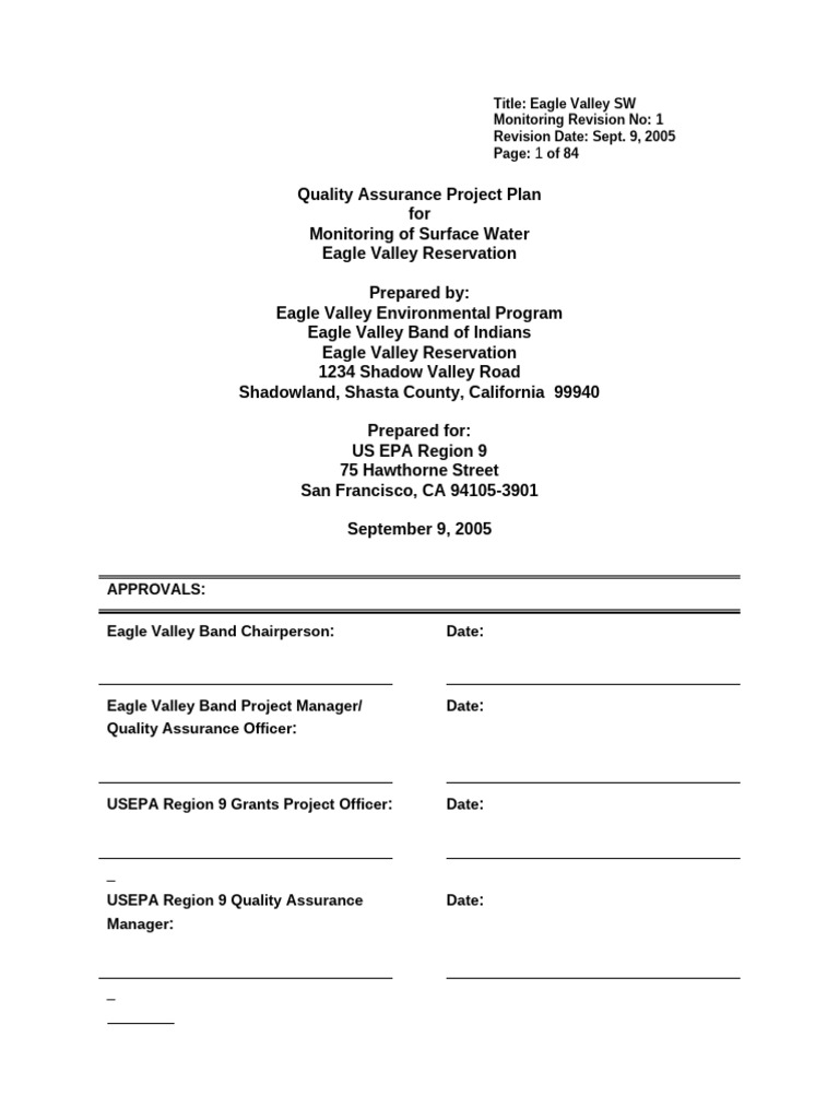 QAP-1 | PDF | Water Quality | Accuracy And Precision