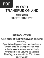 Blood Transfusion Infusion Rates Guide | PDF | Blood Transfusion ...