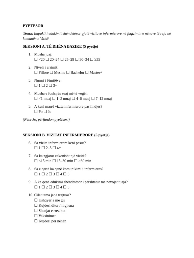 PYETËSOR | PDF