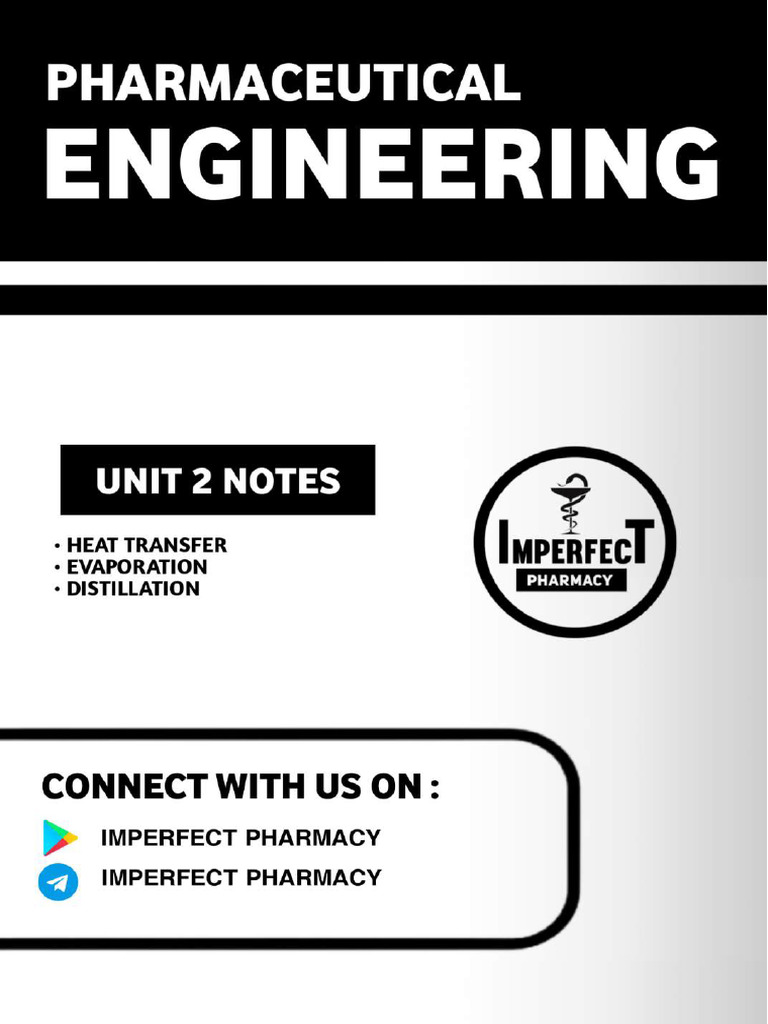 UNIT 2 Pharmaceutical Engineering Compressed | PDF