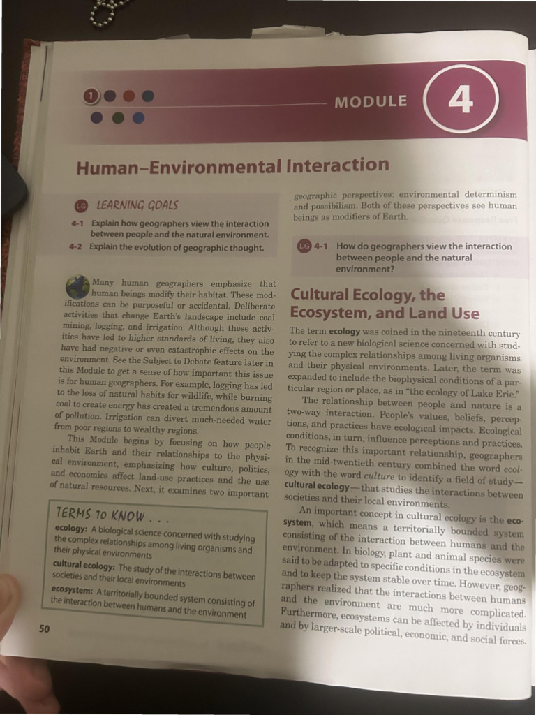 Human-Environment Interaction Insights | PDF | Climate Change ...