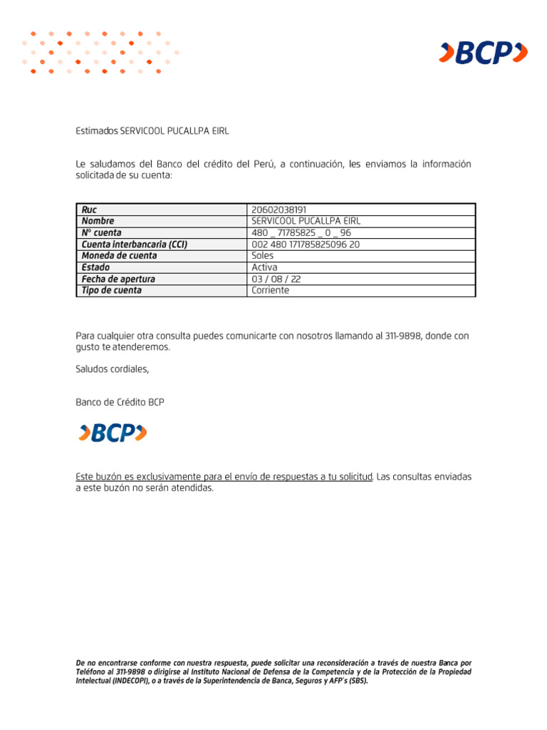 Cci BCP | PDF