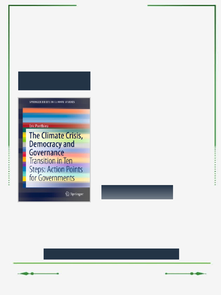The Climate Crisis Democracy and Governance Transition in Ten Steps ...