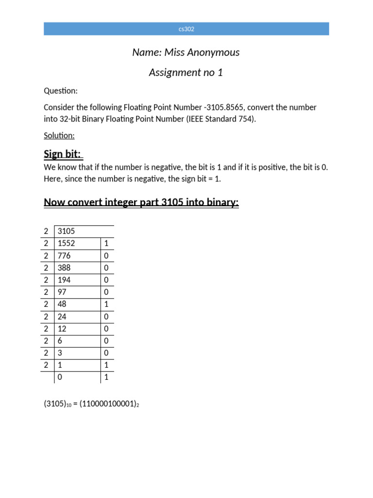 Cs302 Assignment No 1 | PDF | Theory Of Computation | Numbers
