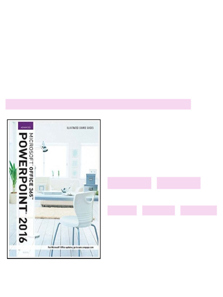 Solution Manual for Illustrated Course Guide Microsoft Office 365 and ...