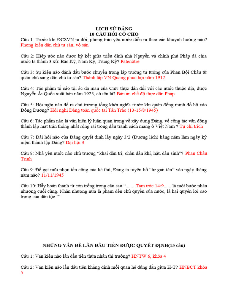 Ôn tập LSD | PDF
