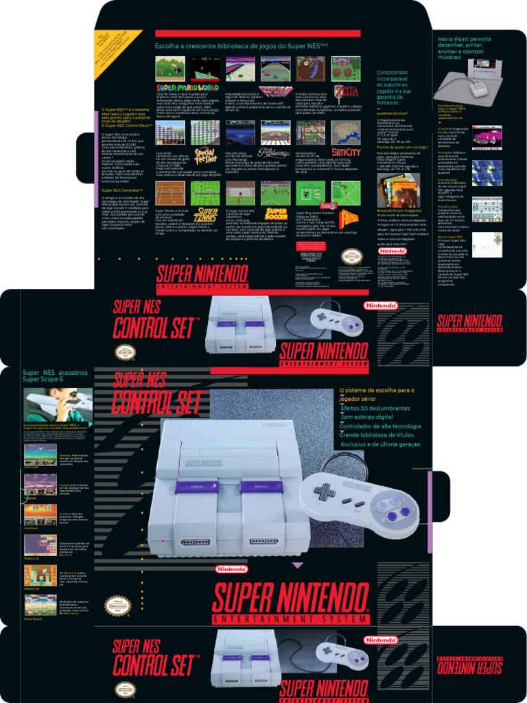 Super NES: O Sistema de Jogo Definitivo | PDF | Nintendo | Videogames
