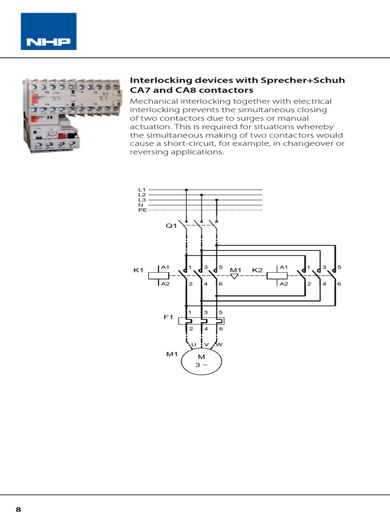 Interlocking Devices for Motor Starters | PDF | Electric Motor ...