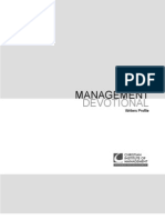 CIM's Management Devotional 2012 - WRITERS PROFILE